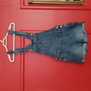 Old navy denim short overalls